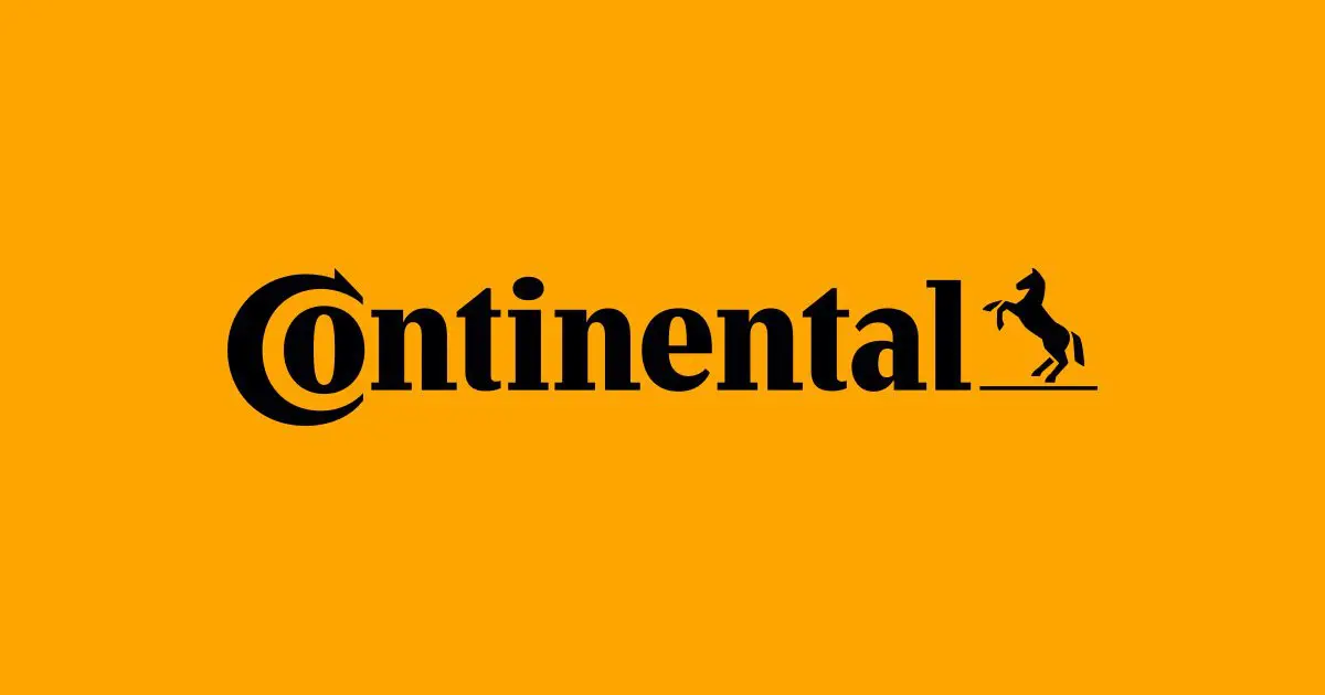 A yellow background with the words " continental " written in black.