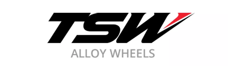 A black and white logo of the company asw.