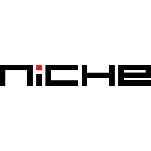 A red square in the middle of a black background.