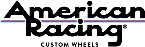 A black background with red and blue lines.